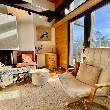 Apartman 21 8s Beautiful 4 Peoples Gryon